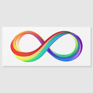Layered Rainbow Infinity Symbol