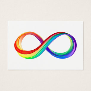 Layered Rainbow Infinity Symbol
