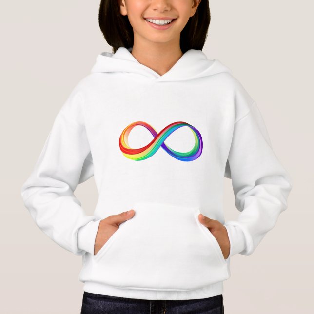 Layered Rainbow Infinity Symbol (Front)