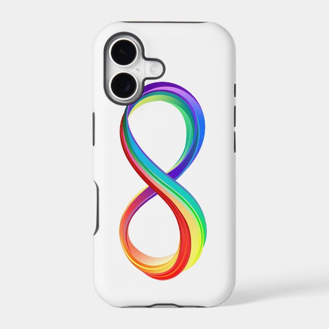 Layered Rainbow Infinity Symbol (Back)