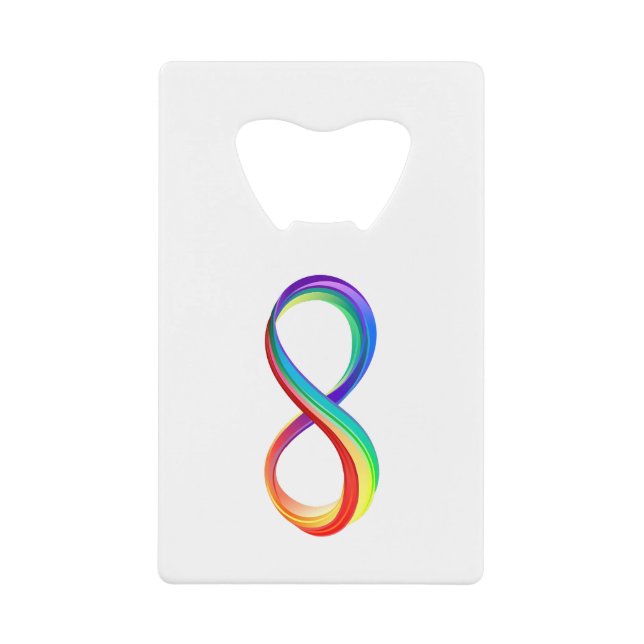 Layered Rainbow Infinity Symbol (Front)