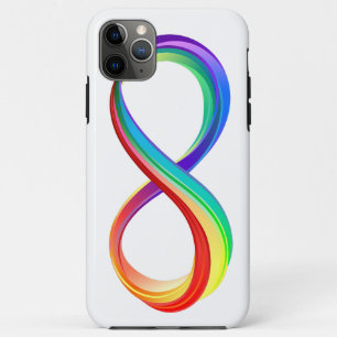 Layered Rainbow Infinity Symbol Case-Mate iPhone Case