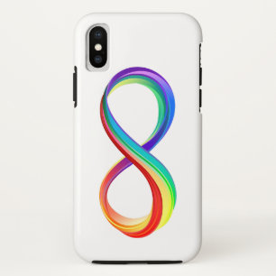 Layered Rainbow Infinity Symbol Case-Mate iPhone Case