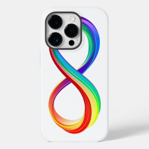 Layered Rainbow Infinity Symbol Case-Mate iPhone 14 Pro Case