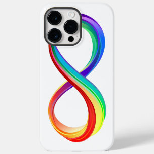 Layered Rainbow Infinity Symbol Case-Mate iPhone 14 Pro Max Case