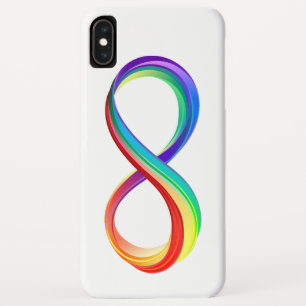 Layered Rainbow Infinity Symbol Case-Mate iPhone Case