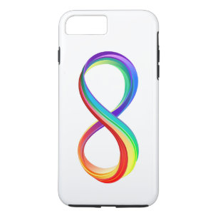 Layered Rainbow Infinity Symbol Case-Mate iPhone Case