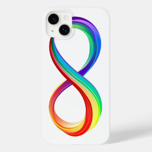 Layered Rainbow Infinity Symbol Case-Mate iPhone 14 Plus Case