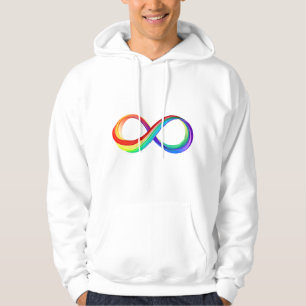 Layered Rainbow Infinity Symbol Hoodie