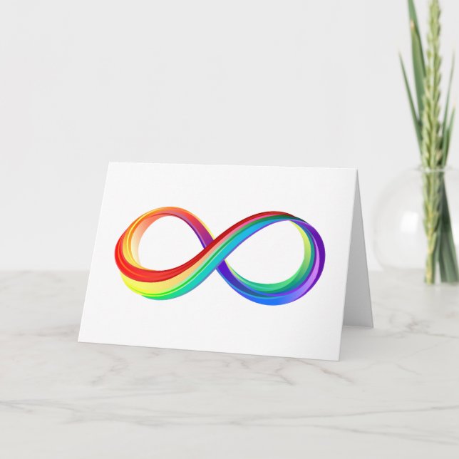Layered Rainbow Infinity Symbol Programme (Front)
