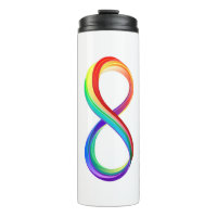 Layered Rainbow Infinity Symbol