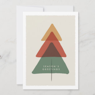 Layered Tree - Season's Greetings Holiday Card