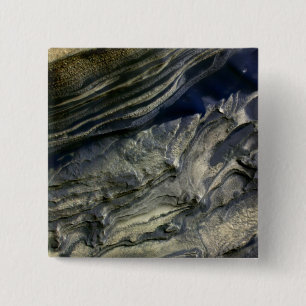 Layers exposed at Polar Canyon 15 Cm Square Badge