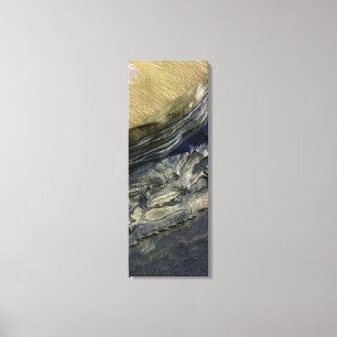 Layers exposed at Polar Canyon Canvas Print