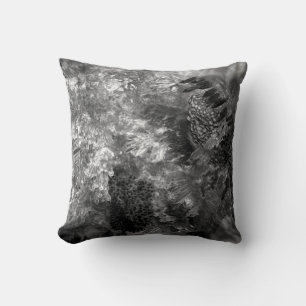 Layers of Crystals Grey Cushion