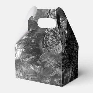 Layers of Crystals Grey Favour Box