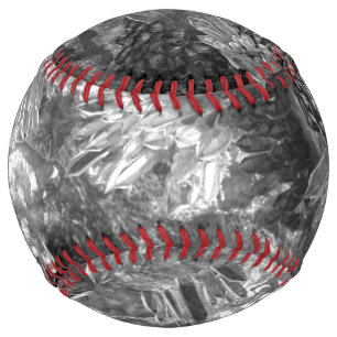 Layers of Crystals Grey Softball