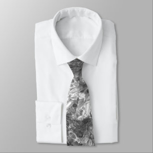  Layers of Crystals Grey  Tie