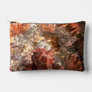 Layers of Crystals with Rustic Tint Accessory Pouch