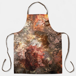 Layers of Crystals with Rustic Tint   Apron