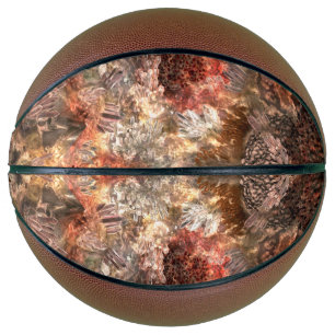 Layers of Crystals with Rustic Tint Basketball