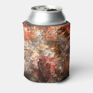  Layers of Crystals with Rustic Tint   Can Cooler