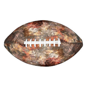 Layers of Crystals with Rustic Tint Football