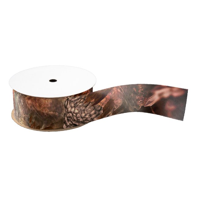  Layers of Crystals with Rustic Tint   Grosgrain Ribbon (Spool)