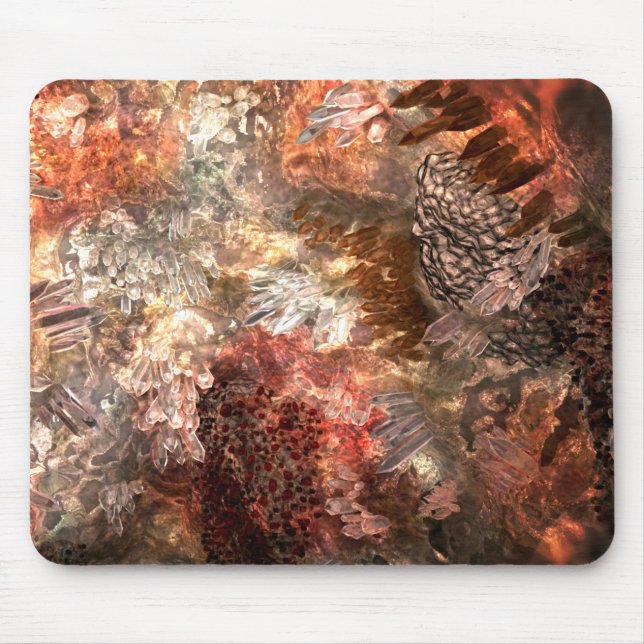  Layers of Crystals with Rustic Tint   Mouse Pad (Front)
