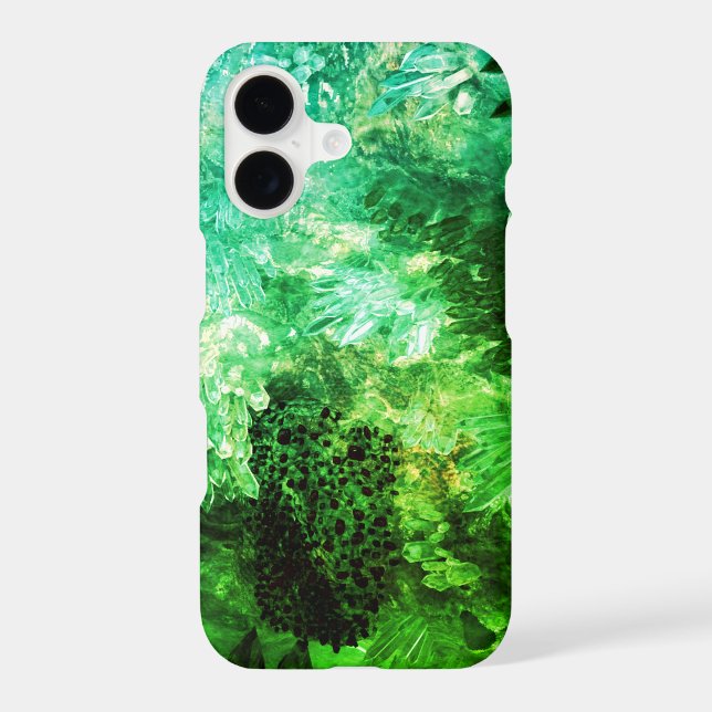 Layers of Green Crystals (Back)