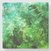 Layers of Green Crystals