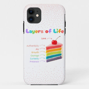 Layers of Life – Rainbow Cake of Growth & Mindset Case-Mate iPhone Case