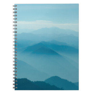 Layers of mountain notebook