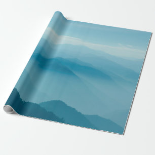Layers of mountain wrapping paper