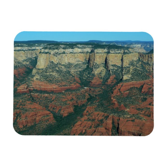 Layers of Red Rocks in Sedona Arizona Magnet (Horizontal)