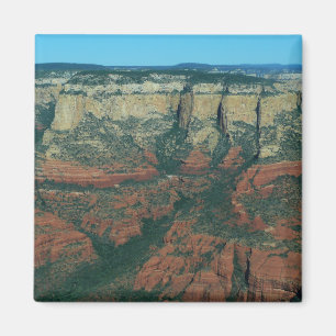 Layers of Red Rocks in Sedona Arizona Magnet