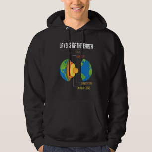 Layers Of The Earth Geology Earth Science Teacher Hoodie