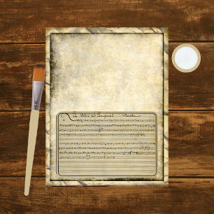 Layers of Vintage Scrapbook Paper 4