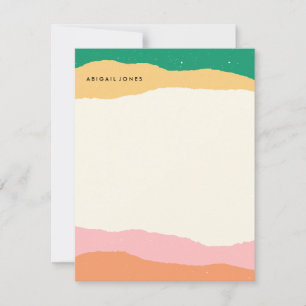 Layers Stationery - Grapefruit Invitation