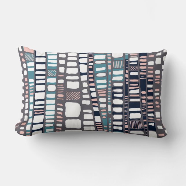 Layers teal lumbar cushion (Front)