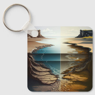 Layers Unveiled Key Ring