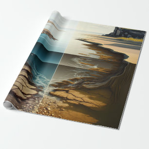 Layers Unveiled Wrapping Paper