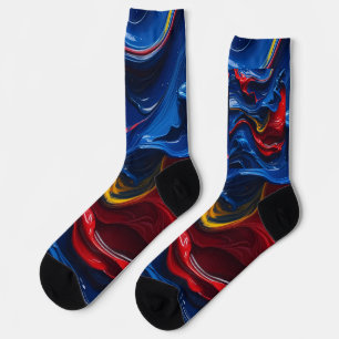 Layers Upon Layers Of Paint Socks