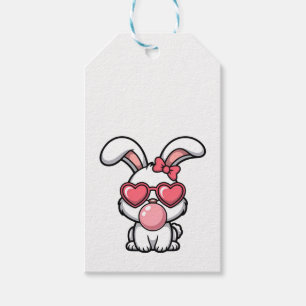 layful Kawaii Rabbit with Bubblegum Bubble Gift Tags