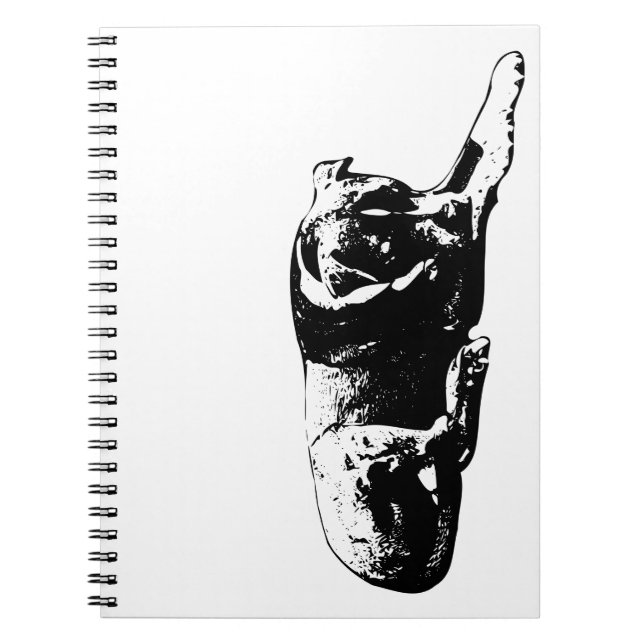 Laying Dog Field Notebook (Front)