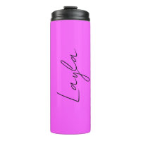 'Layla' A Template For Your Name Striking Pink