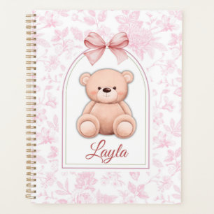 Layla Custom Pink Teddy Bear Nursery Design Planner