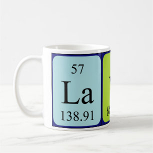 Layla periodic table name mug