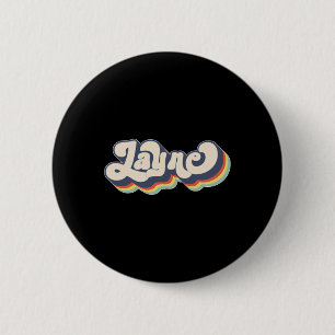 Layne Name Personalised Surname First Name Layne  6 Cm Round Badge