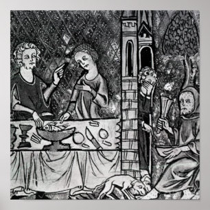 Lazarus at the rich man's gate poster